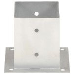 vidaXL Suporți stâlp, 4 buc., metal galvanizat, 121 mm vidaXL Suporți stâlp, 4 buc., metal galvanizat, 121 mm