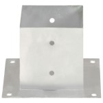 vidaXL Suporți stâlp, 4 buc., metal galvanizat, 141 mm vidaXL Suporți stâlp, 4 buc., metal galvanizat, 141 mm