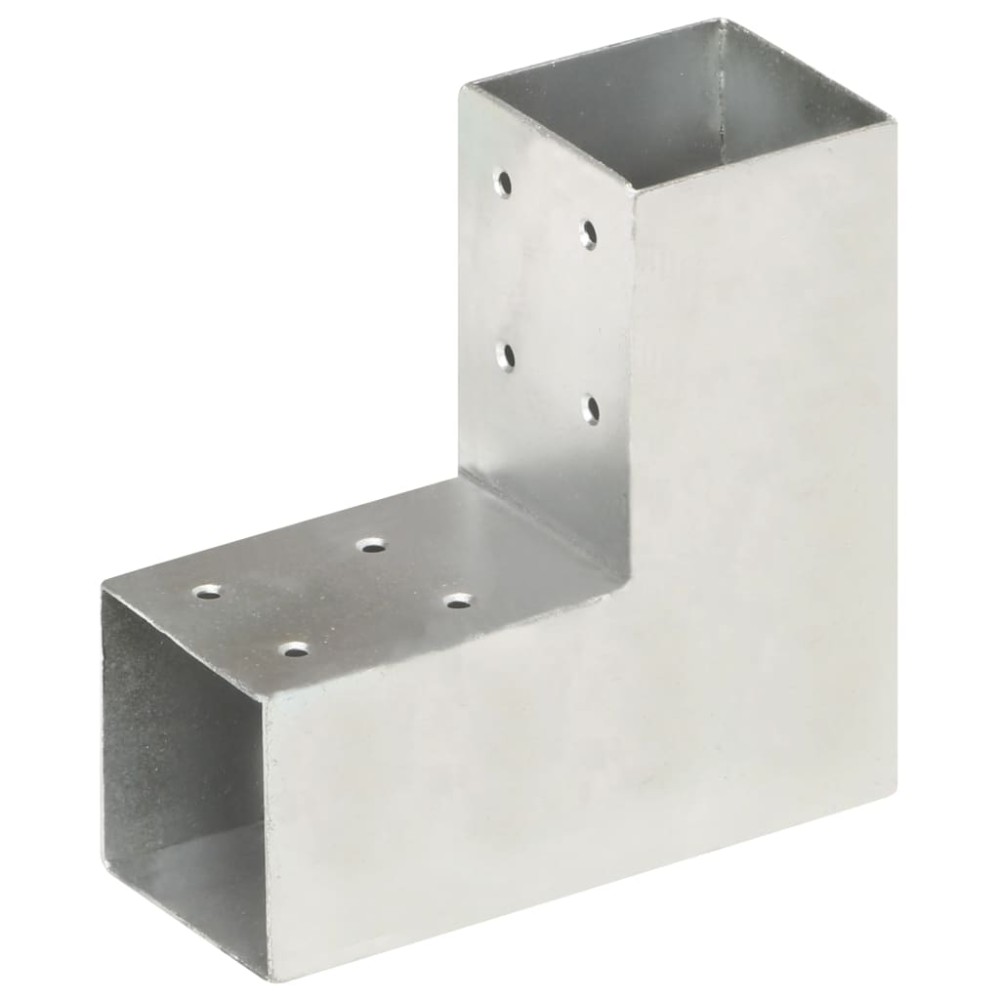 vidaXL Conectori de grindă, formă L, 4 buc, 71x71 mm, metal galvanizat