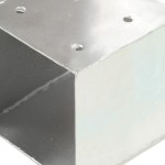 vidaXL Conector de grindă, formă T, 71 x 71 mm, metal galvanizat vidaXL Conector de grindă, formă T, 71 x 71 mm, metal galvanizat