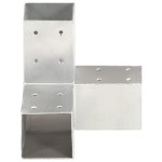 vidaXL Conector de grindă, formă Y, 71 x 71 mm, metal galvanizat vidaXL Conector de grindă, formă Y, 71 x 71 mm, metal galvanizat