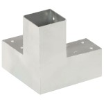 vidaXL Conectori de grindă, formă Y, 4 buc, 71x71 mm, metal galvanizat vidaXL Conectori de grindă, formă Y, 4 buc, 71x71 mm, metal galvanizat