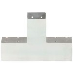 vidaXL Conector de grindă, formă X, 71 x 71 mm, metal galvanizat vidaXL Conector de grindă, formă X, 71 x 71 mm, metal galvanizat