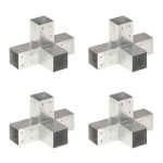 vidaXL Conectori de grindă, formă X, 4 buc, 71x71 mm, metal galvanizat vidaXL Conectori de grindă, formă X, 4 buc, 71x71 mm, metal galvanizat