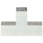 vidaXL Conectori de grindă, formă X, 4 buc, 71x71 mm, metal galvanizat vidaXL Conectori de grindă, formă X, 4 buc, 71x71 mm, metal galvanizat
