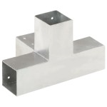vidaXL Conectori de grindă, formă X, 4 buc, 71x71 mm, metal galvanizat vidaXL Conectori de grindă, formă X, 4 buc, 71x71 mm, metal galvanizat