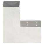 vidaXL Conectori de grindă, formă L, 4 buc, 81x81 mm, metal galvanizat vidaXL Conectori de grindă, formă L, 4 buc, 81x81 mm, metal galvanizat