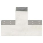 vidaXL Conectori de grindă, formă T, 4 buc, 81x81 mm, metal galvanizat vidaXL Conectori de grindă, formă T, 4 buc, 81x81 mm, metal galvanizat