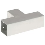 vidaXL Conectori de grindă, formă T, 4 buc, 81x81 mm, metal galvanizat vidaXL Conectori de grindă, formă T, 4 buc, 81x81 mm, metal galvanizat