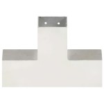 vidaXL Conector de grindă, formă X, 81 x 81 mm, metal galvanizat vidaXL Conector de grindă, formă X, 81 x 81 mm, metal galvanizat
