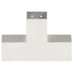 vidaXL Conectori de grindă, formă X, 4 buc, 81x81 mm, metal galvanizat vidaXL Conectori de grindă, formă X, 4 buc, 81x81 mm, metal galvanizat