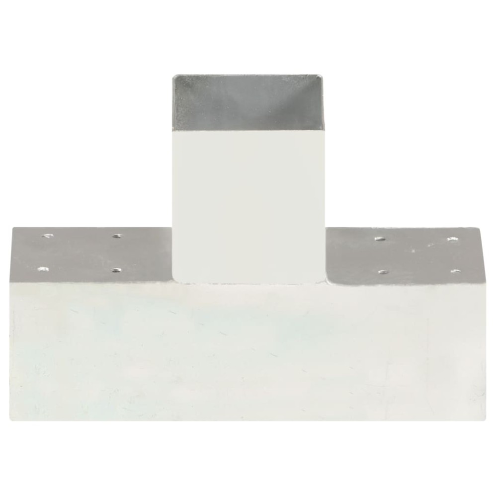 vidaXL Conector de grindă, formă T, 91 x 91 mm, metal galvanizat
