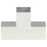vidaXL Conector de grindă, formă T, 91 x 91 mm, metal galvanizat