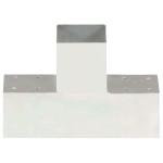 vidaXL Conectori de grindă, 4 buc, formă T, 91x91 mm, metal galvanizat vidaXL Conectori de grindă, 4 buc, formă T, 91x91 mm, metal galvanizat
