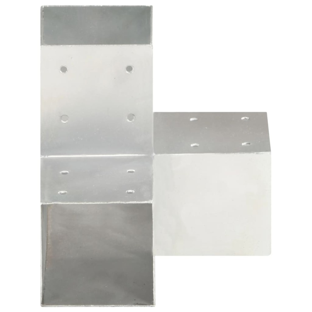 vidaXL Conector de grindă, formă Y, 91 x 91 mm, metal galvanizat