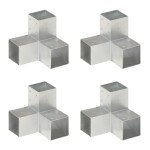 vidaXL Conectori de grindă, formă Y, 4 buc, 91x91 mm, metal galvanizat vidaXL Conectori de grindă, formă Y, 4 buc, 91x91 mm, metal galvanizat