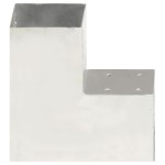 vidaXL Conector de grindă, formă L, 101 x 101 mm, metal galvanizat vidaXL Conector de grindă, formă L, 101 x 101 mm, metal galvanizat