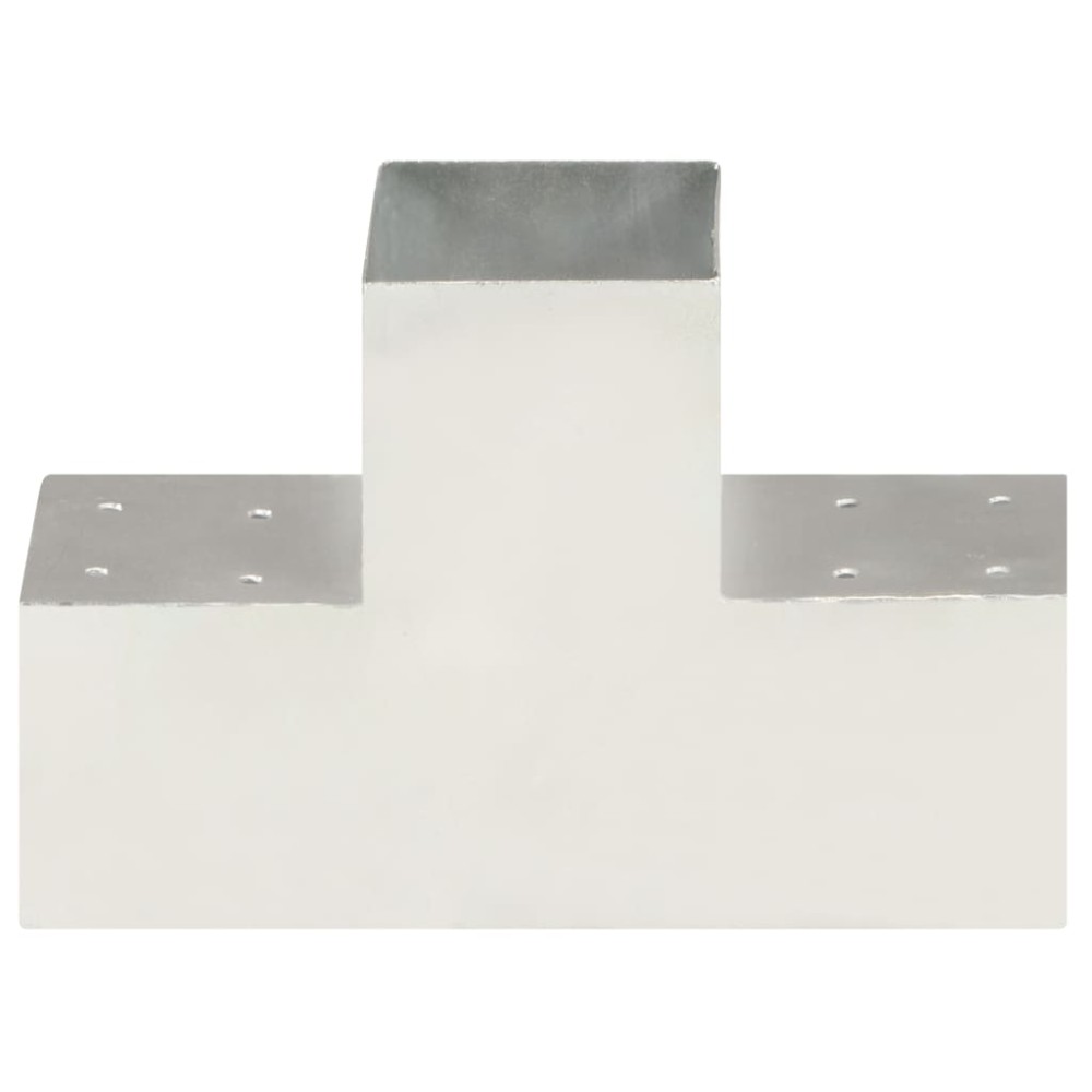 vidaXL Conector de grindă, formă T, 101 x 101 mm, metal galvanizat