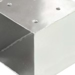 vidaXL Conectori grindă, formă T, 4 buc, 101x101 mm, metal galvanizat vidaXL Conectori grindă, formă T, 4 buc, 101x101 mm, metal galvanizat