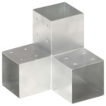 vidaXL Conector de grindă, formă Y, 101 x 101 mm, metal galvanizat vidaXL Conector de grindă, formă Y, 101 x 101 mm, metal galvanizat