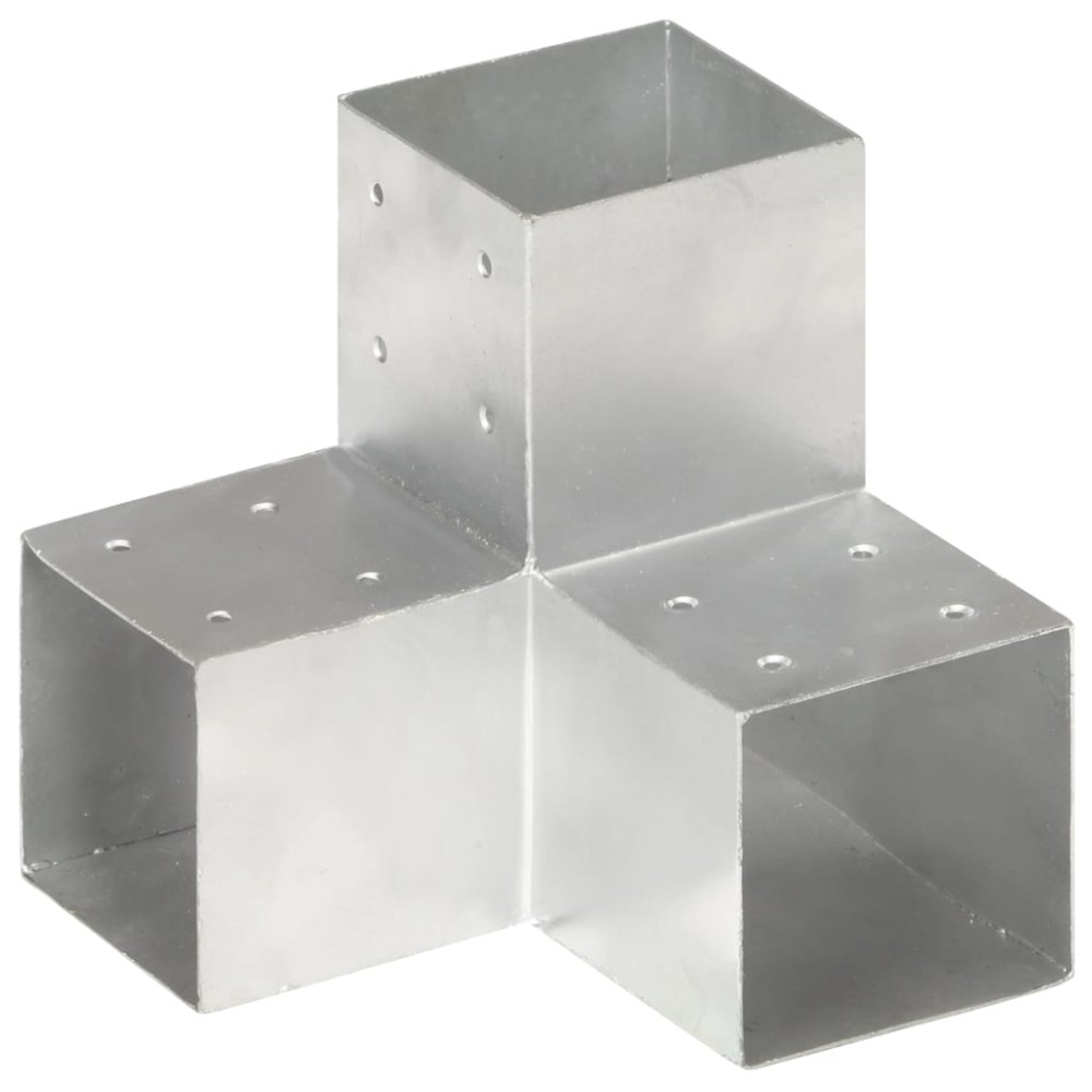 vidaXL Conectori grindă, formă Y, 4 buc, 101x101 mm, metal galvanizat