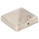 vidaXL Capace stâlpi de gard piramidă 6 buc. 91x91 mm oțel inoxidabil vidaXL Capace stâlpi de gard piramidă 6 buc. 91x91 mm oțel inoxidabil