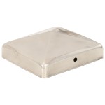 vidaXL Capace stâlpi de gard piramidă 6 buc. 91x91 mm oțel inoxidabil vidaXL Capace stâlpi de gard piramidă 6 buc. 91x91 mm oțel inoxidabil