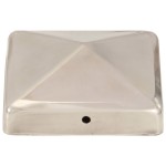 vidaXL Capace stâlpi de gard piramidă 6 buc. 91x91 mm oțel inoxidabil vidaXL Capace stâlpi de gard piramidă 6 buc. 91x91 mm oțel inoxidabil