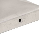 vidaXL Capace stâlpi de gard piramidă 6 buc. metal galvanizat 71x71 mm