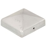 vidaXL Capace stâlpi de gard piramidă 6 buc. metal galvanizat 81x81 mm vidaXL Capace stâlpi de gard piramidă 6 buc. metal galvanizat 81x81 mm