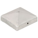 vidaXL Capace stâlpi de gard piramidă 6 buc. metal galvanizat 91x91 mm vidaXL Capace stâlpi de gard piramidă 6 buc. metal galvanizat 91x91 mm