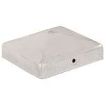 vidaXL Capace stâlpi de gard piramidă 6 buc. metal galvanizat 91x91 mm vidaXL Capace stâlpi de gard piramidă 6 buc. metal galvanizat 91x91 mm
