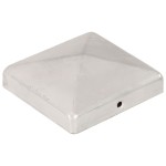 vidaXL Capace stâlpi gard piramidă 6 buc. metal galvanizat 101x101 mm vidaXL Capace stâlpi gard piramidă 6 buc. metal galvanizat 101x101 mm