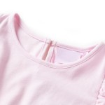 Rochie copii volane, roz deschis, 104