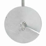 vidaXL Ancore sol, 6 buc., 10 x 60 cm, metal galvanizat