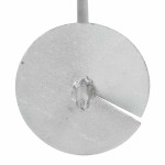 vidaXL Ancore de sol, 10 buc., 10 x 60 cm, metal galvanizat