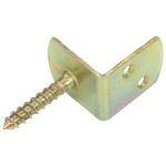 vidaXL Suporturi panou gard, formă L, 24 buc, metal galvanizat