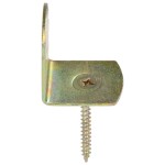 vidaXL Suporturi panou gard, formă L, 24 buc, metal galvanizat