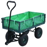 vidaXL Cărucior manual de grădină, verde, 250 kg vidaXL Cărucior manual de grădină, verde, 250 kg