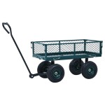 vidaXL Cărucior manual de grădină, verde, 250 kg vidaXL Cărucior manual de grădină, verde, 250 kg
