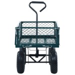vidaXL Cărucior manual de grădină, verde, 250 kg vidaXL Cărucior manual de grădină, verde, 250 kg