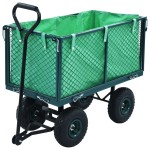 vidaXL Cărucior manual de grădină, verde, 350 kg vidaXL Cărucior manual de grădină, verde, 350 kg