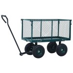 vidaXL Cărucior manual de grădină, verde, 350 kg vidaXL Cărucior manual de grădină, verde, 350 kg