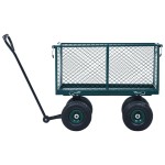 vidaXL Cărucior manual de grădină, verde, 350 kg vidaXL Cărucior manual de grădină, verde, 350 kg