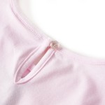 Rochie copii volane, roz deschis, 128