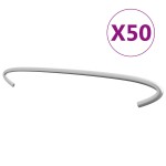 vidaXL Cârlige pentru gabioane, 50 buc., oțel galvanizat, 30 cm vidaXL Cârlige pentru gabioane, 50 buc., oțel galvanizat, 30 cm