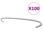 vidaXL Cârlige pentru gabioane, 100 buc., oțel galvanizat, 30 cm vidaXL Cârlige pentru gabioane, 100 buc., oțel galvanizat, 30 cm