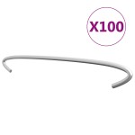 vidaXL Cârlige pentru gabioane, 100 buc., oțel galvanizat, 40 cm vidaXL Cârlige pentru gabioane, 100 buc., oțel galvanizat, 40 cm