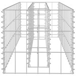 vidaXL Strat înălțat gabion, 90 x 30 x 30 cm, oțel galvanizat