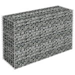 vidaXL Strat înălțat gabion, 90 x 30 x 60 cm, oțel galvanizat